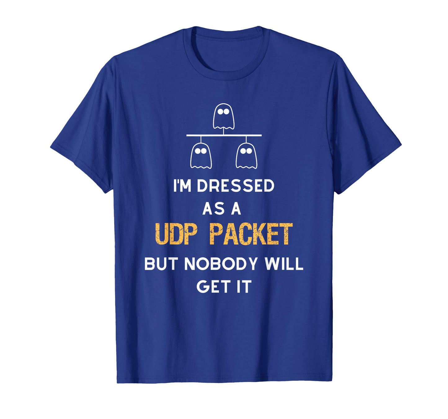 UDP Packet Ghost Halloween - Network Engineer Costume T-Shirt