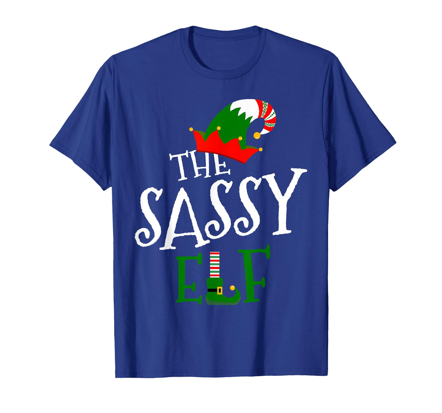 The Sassy Elf Family Matching Group Gift Christmas Costume T-Shirt