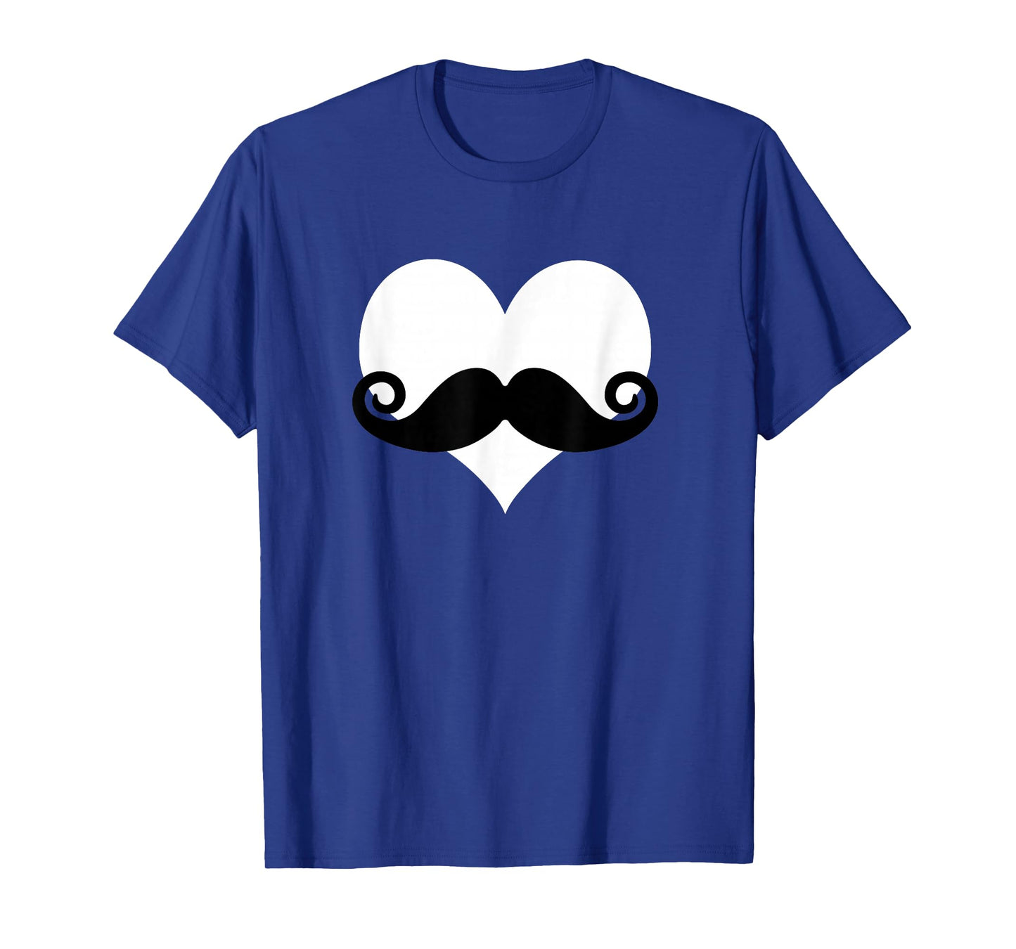Mustache Heart Valentines Day Boys T-Shirt T-Shirt