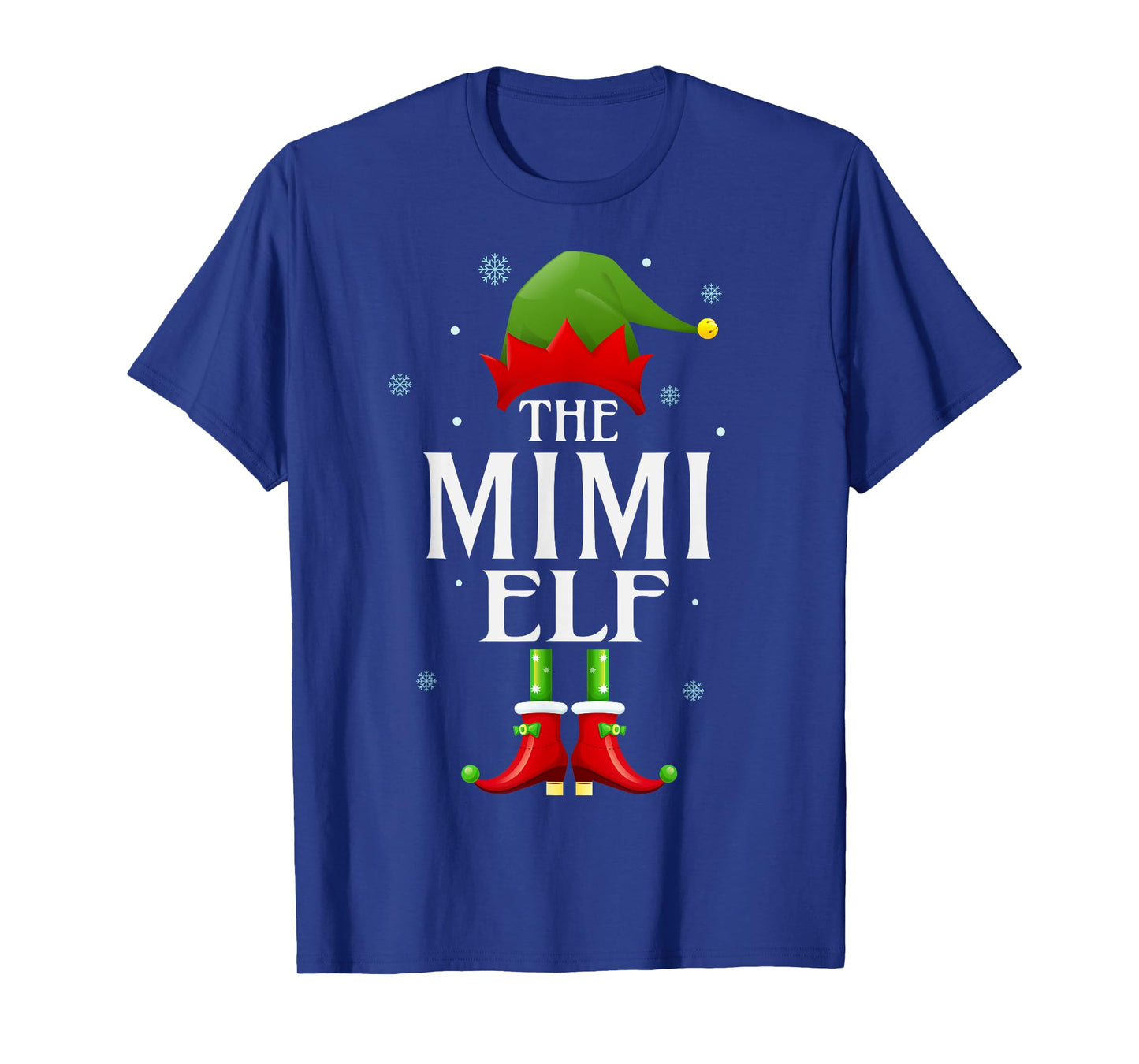Mimi Elf Xmas Matching Family Group Christmas Party Pajama T-Shirt