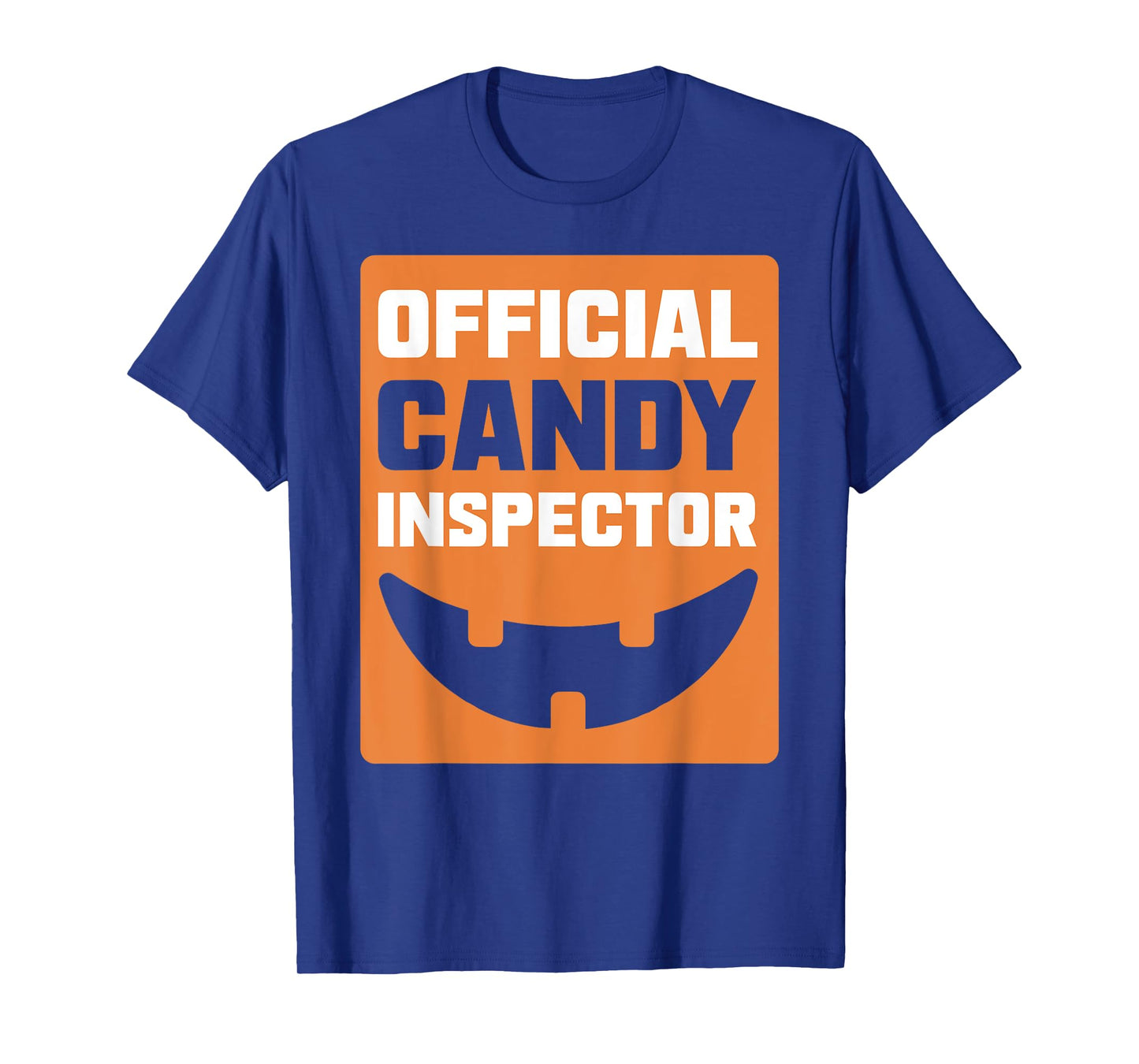Pumpkin Official Candy Inspector Halloween T-Shirt