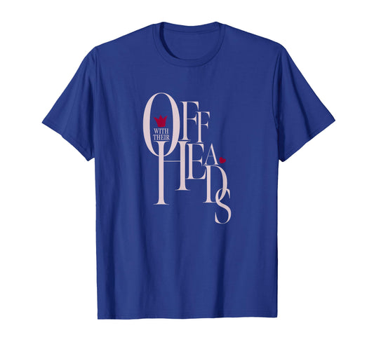 Disney Alice In Wonderland Off With Their Heads Text Stack T-Shirt
