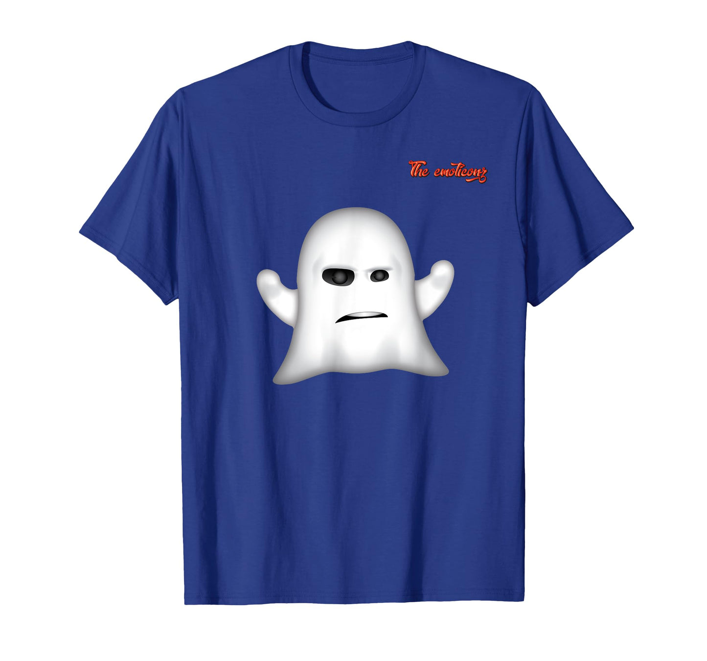 emoji frowning angry ghost face T-Shirt