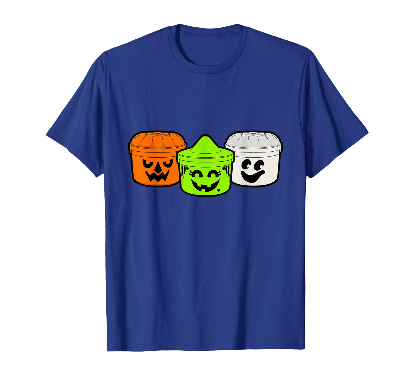 Boo Buckets Halloween Pumpkin Witch And Ghost T-Shirt