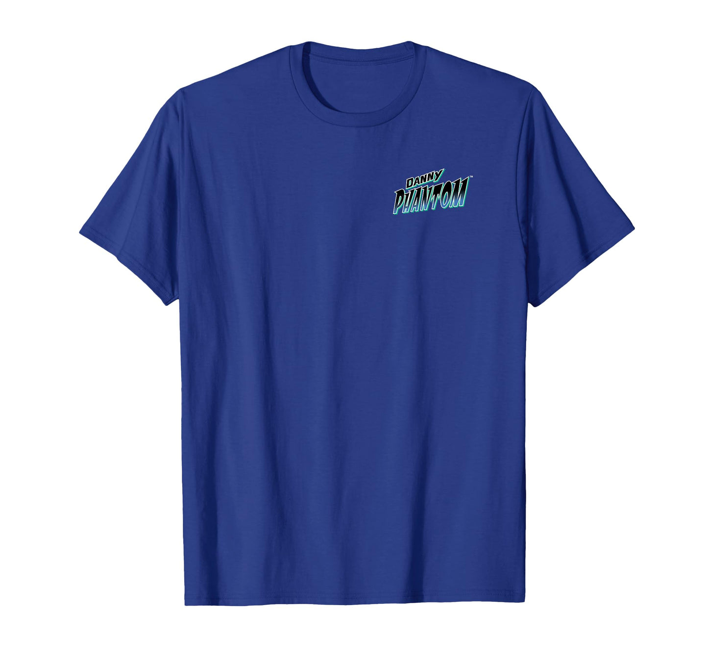Danny Phantom Front and Back Ghost Action Pose Cartoon T-Shirt