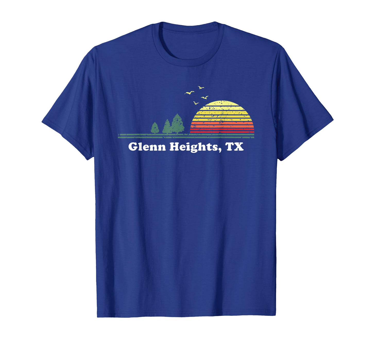 Vintage Glenn Heights, Texas Home Souvenir Print T-Shirt