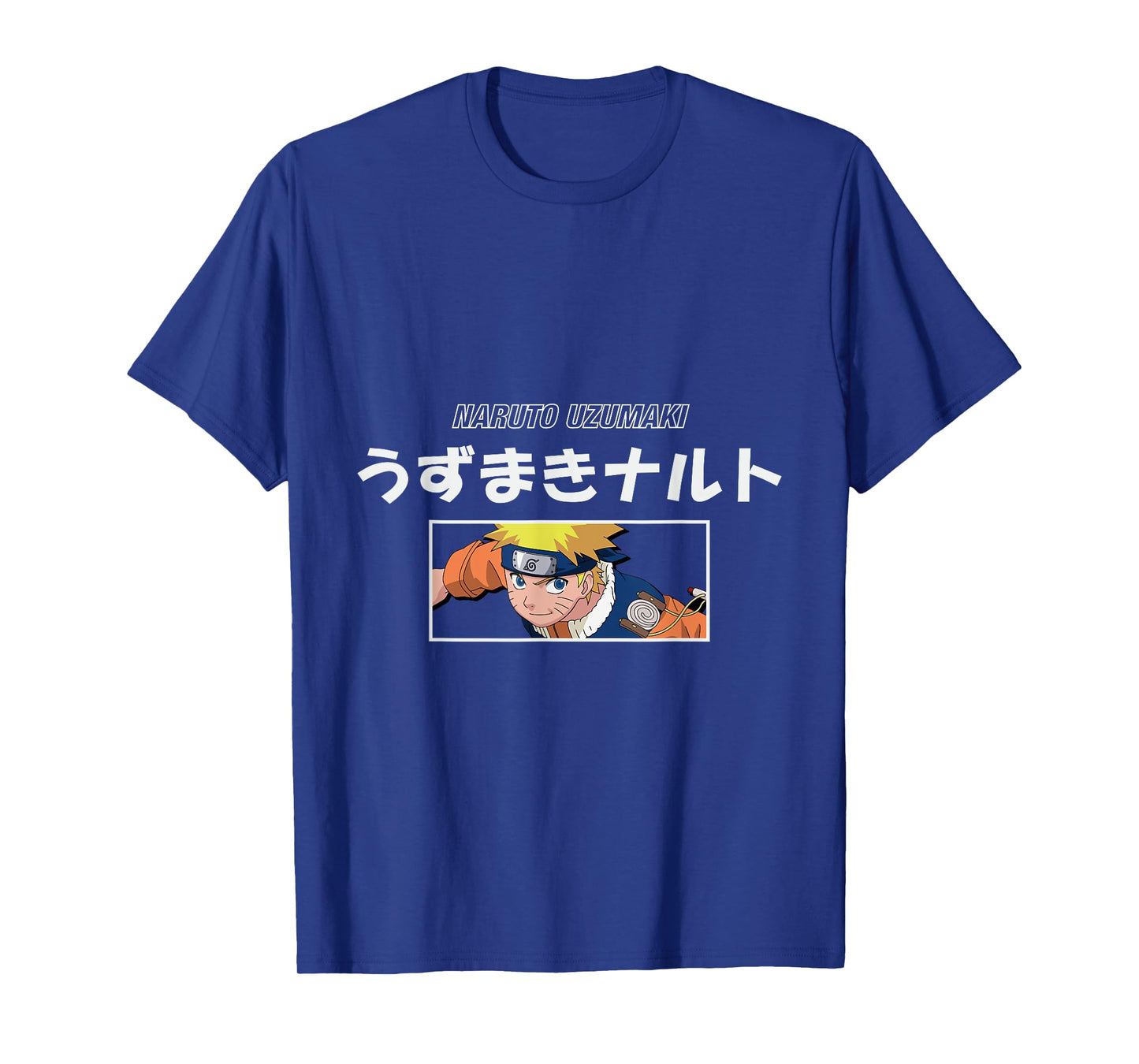 Naruto Classic Naruto Uzumaki Kanji Letters T-Shirt