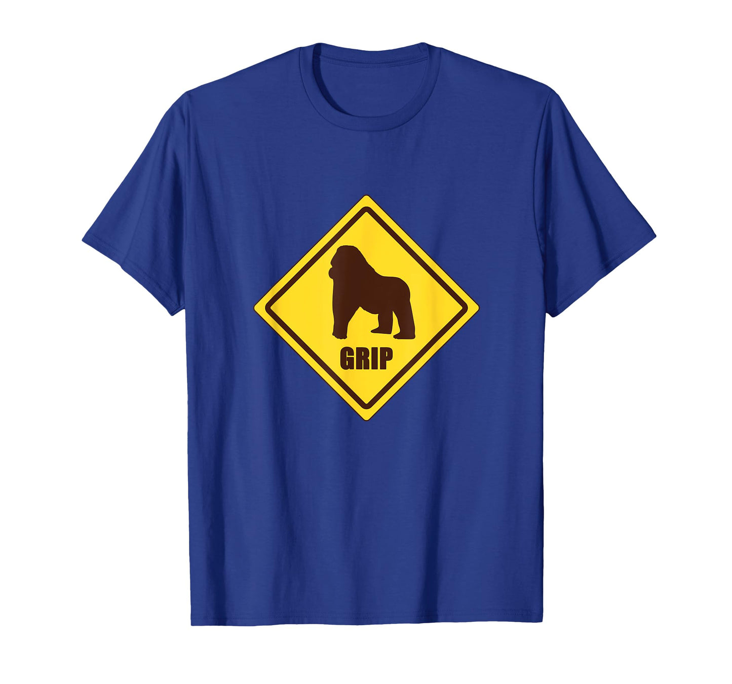 Funny Womens Gorilla Grip Warning T-Shirt