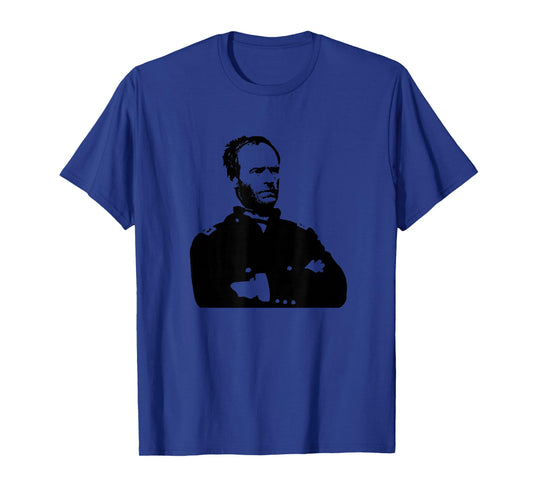Kids William Tecumseh Sherman T-Shirt 4 Silver