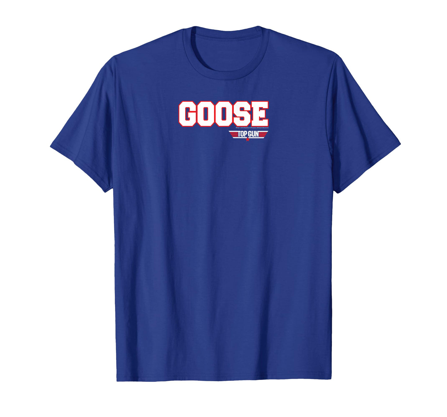 Top Gun Goose Athletic Lettering Logo Action Movie T-Shirt