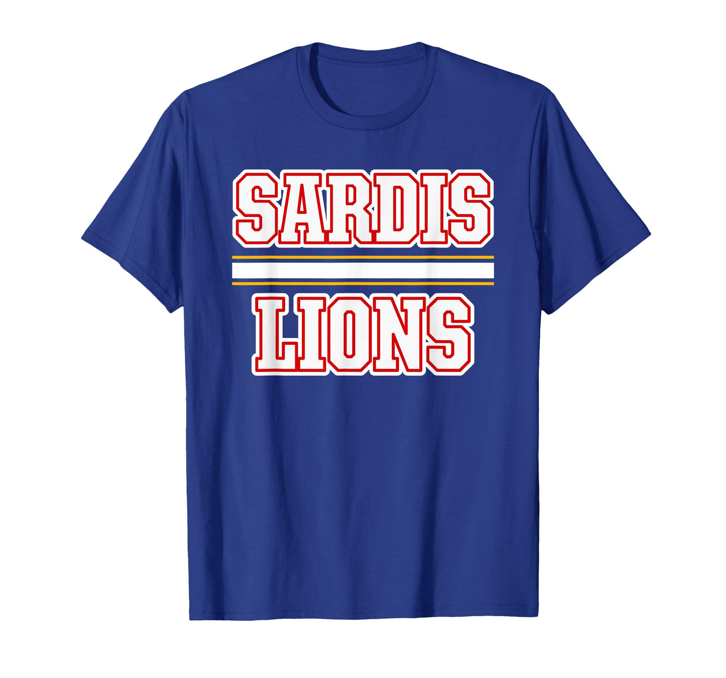 Sardis Lions Horizontal Stripes T-Shirt