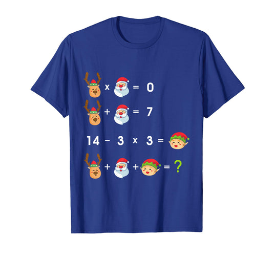 Order of Operations Quiz Funny Math Teacher Christmas Gift T-Shirt