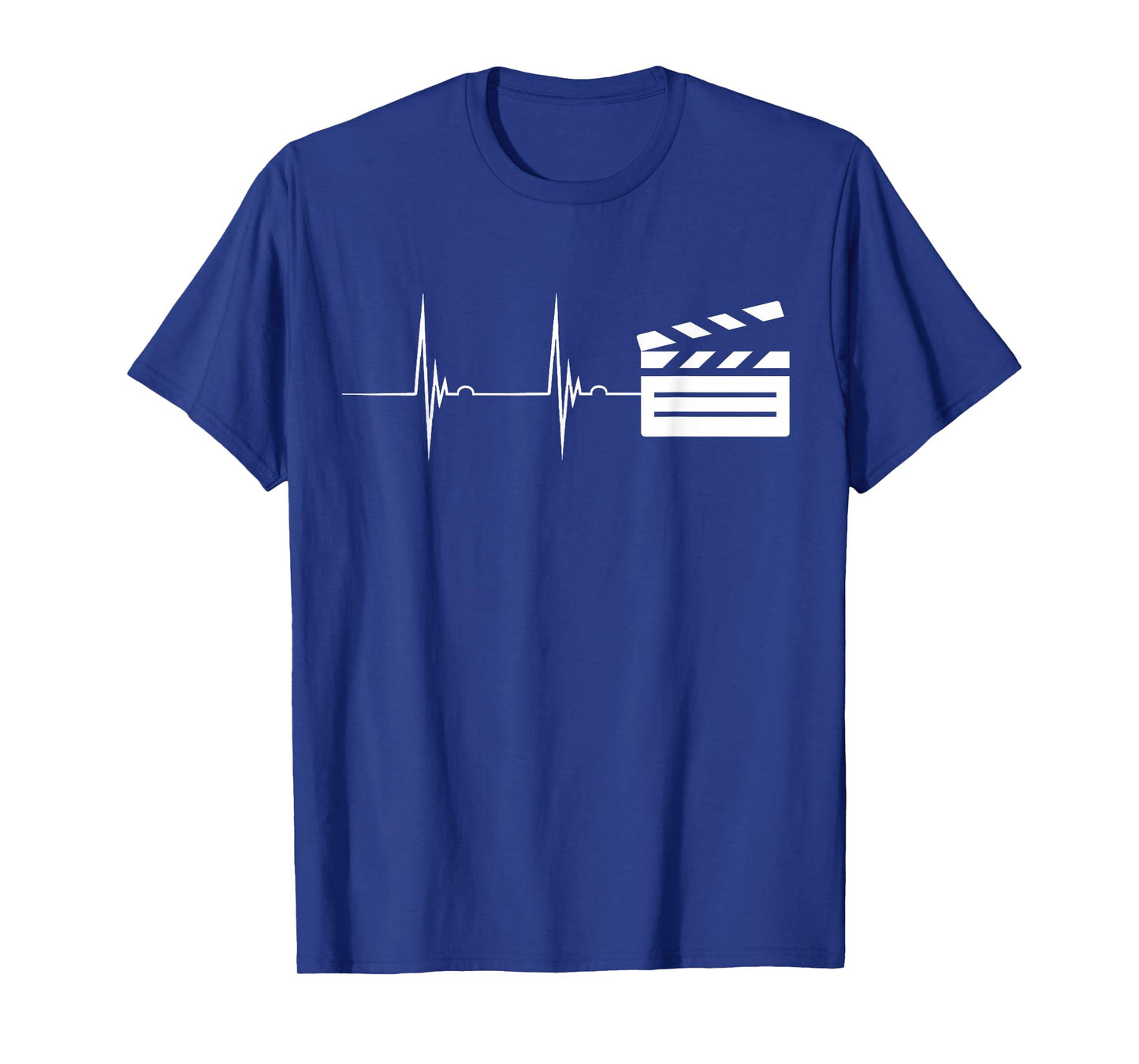 Filmmaker Film Producer Clapboard Heartbeat EKG Pulse T-Shirt