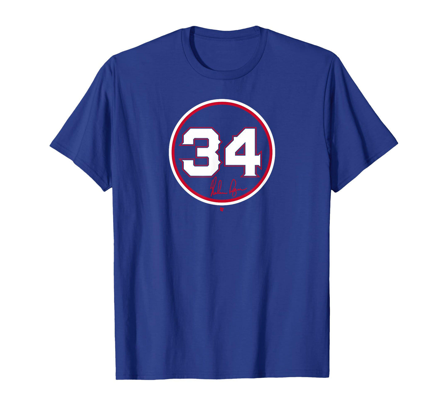 BreakingT Nolan Ryan - Number Circle - Texas Baseball T-Shirt