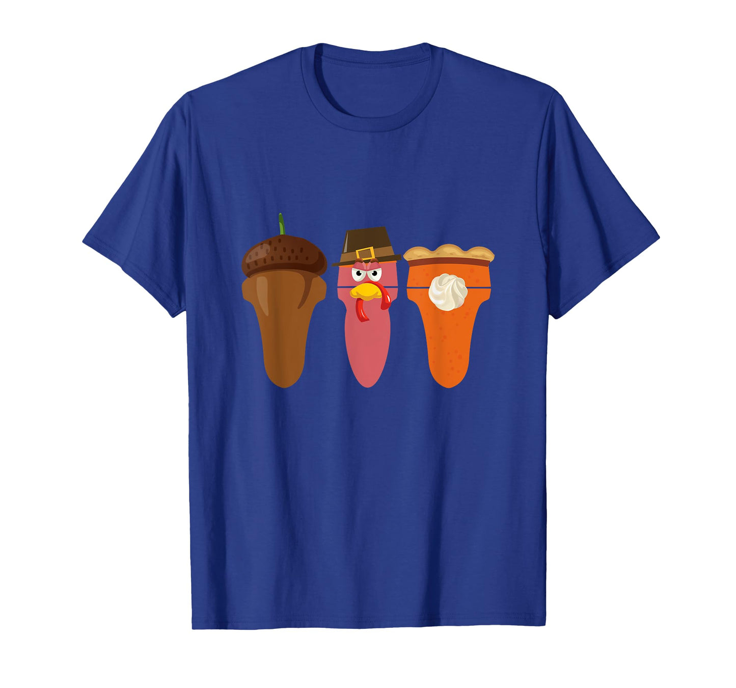 Sonographer Thanksgiving Acorn Turkey Pumpkin Pie Ultrasound T-Shirt