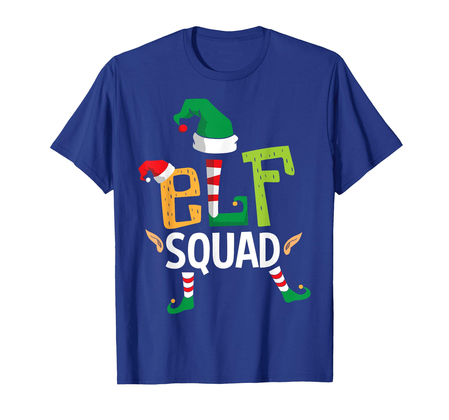 Elf Squad Funny Elves Family Christmas Matching Couple X-Mas T-Shirt