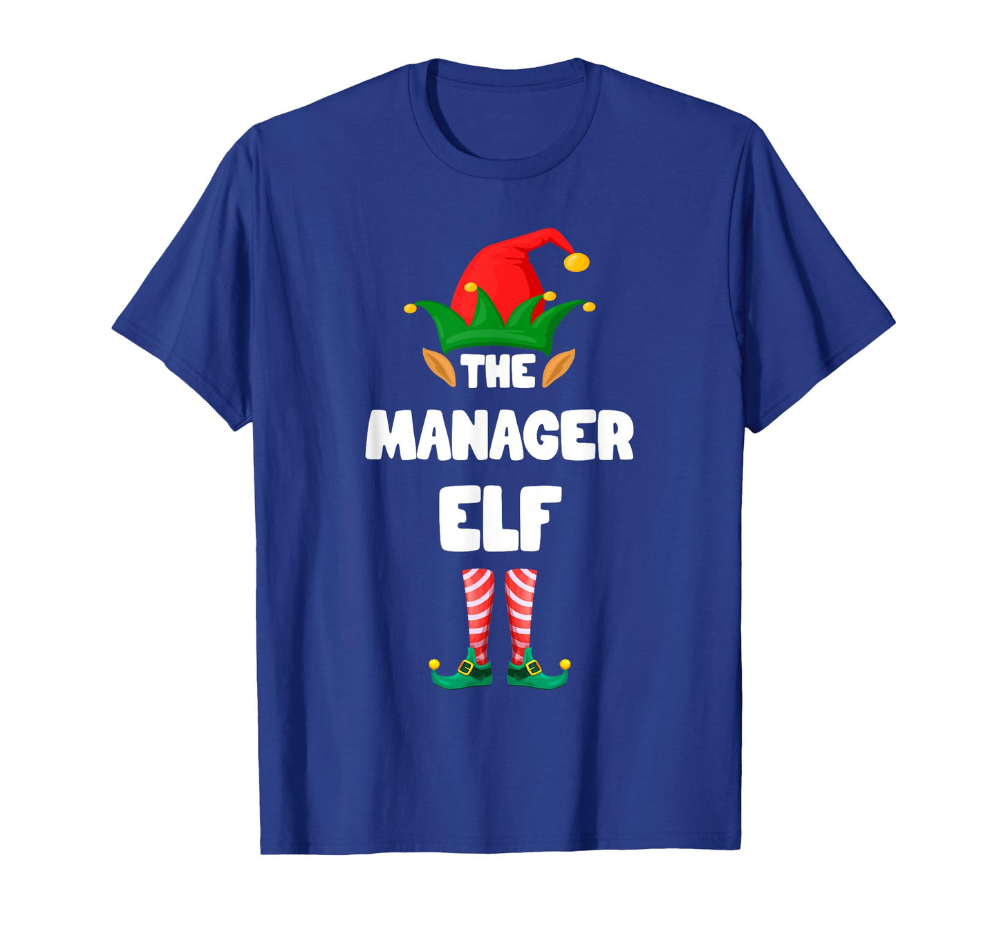The Manager Elf Squad Family Matching Christmas Xmas T-Shirt