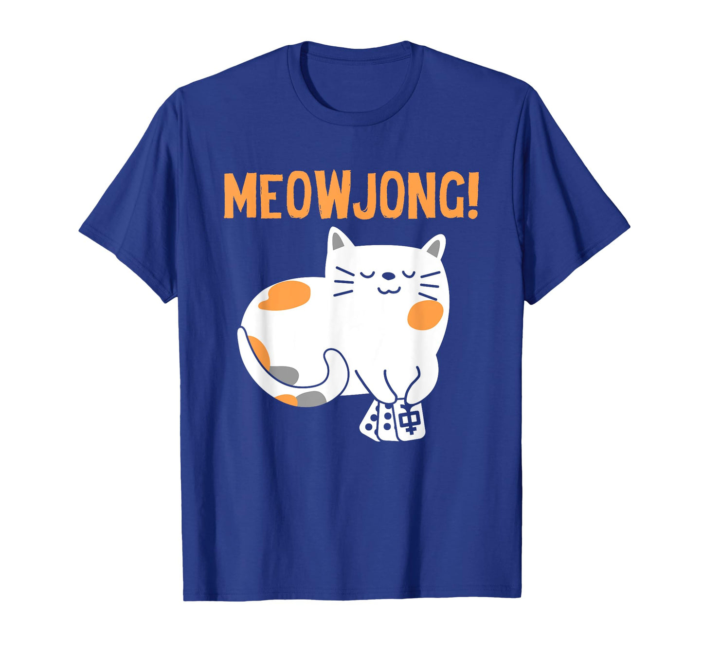 Mahjong Cat Player Board Game Mah-Jongg China Solitaire T-Shirt