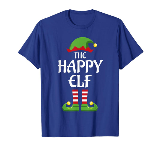 Happy Elf Family Matching Group Christmas T-Shirt