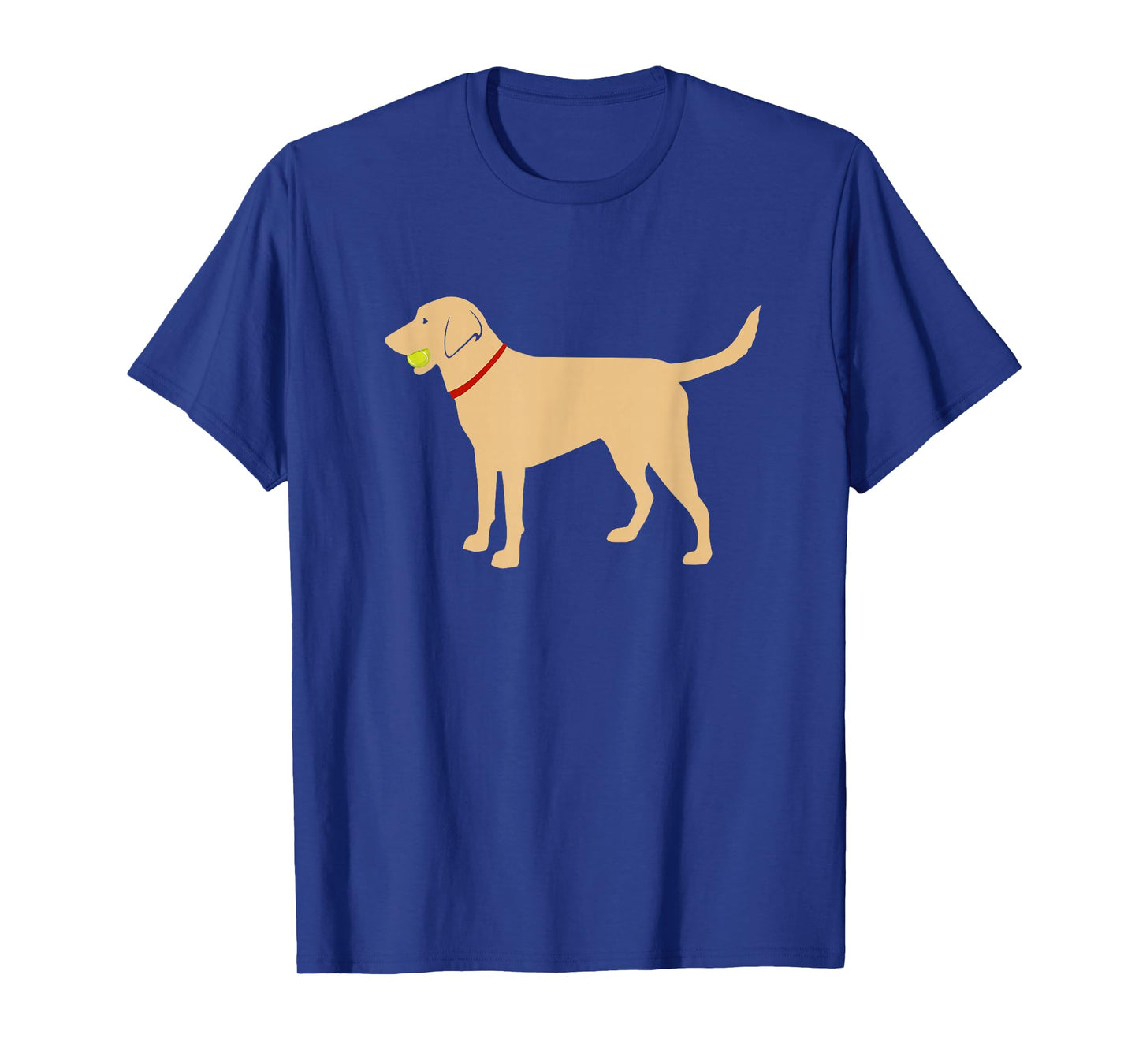 Labrador Retriever Fetch, Yellow Lab Play Ball T-Shirt T-Shirt