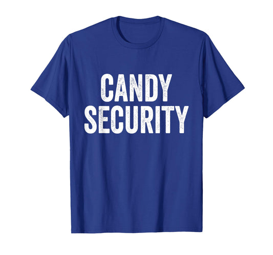 Dad Mom Candy Security Shirts, Men Women Halloween Parents T-Shirt