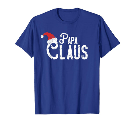 Papa Claus Tshirt - Matching Family Christmas Shirt T-Shirt