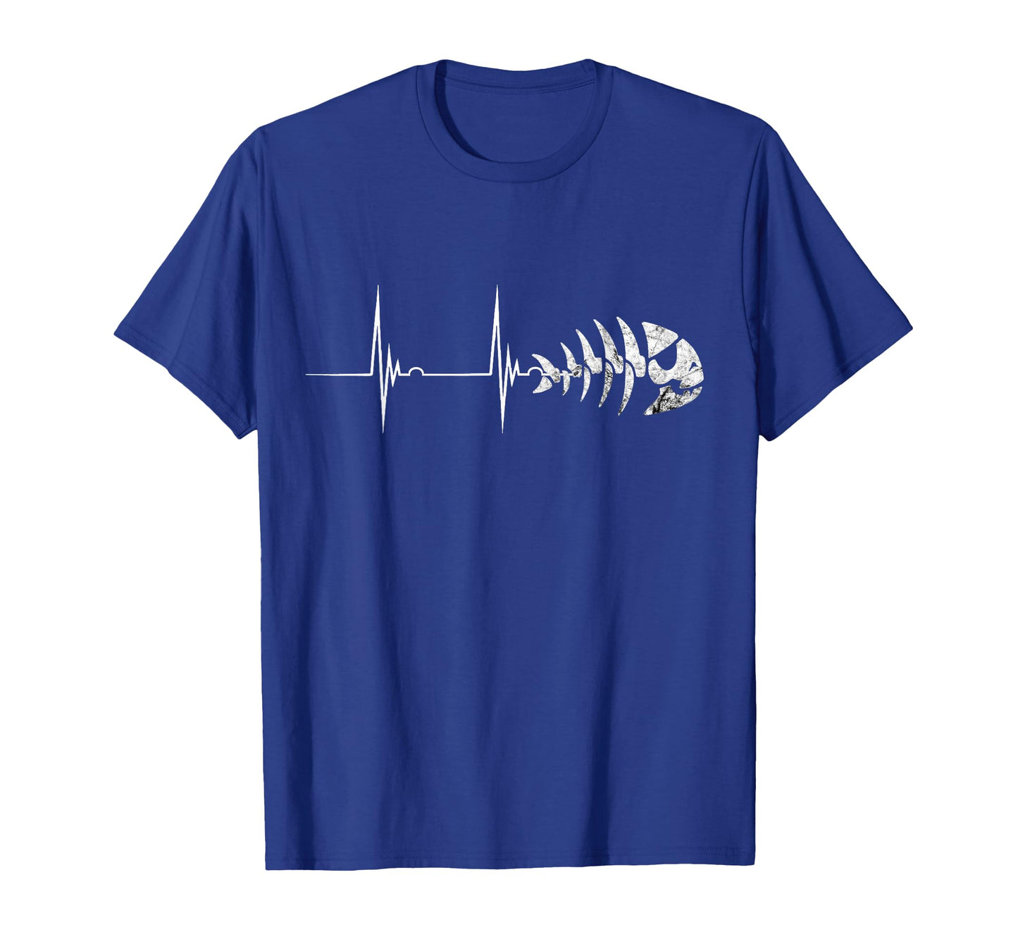 Pirate Fish Heartbeat ECG Pulse Pastafari FMS Pendant T-Shirt