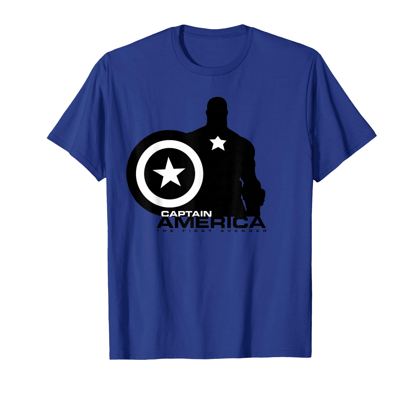 Marvel Avengers Classic Captain America Avengers Silhouette T-Shirt