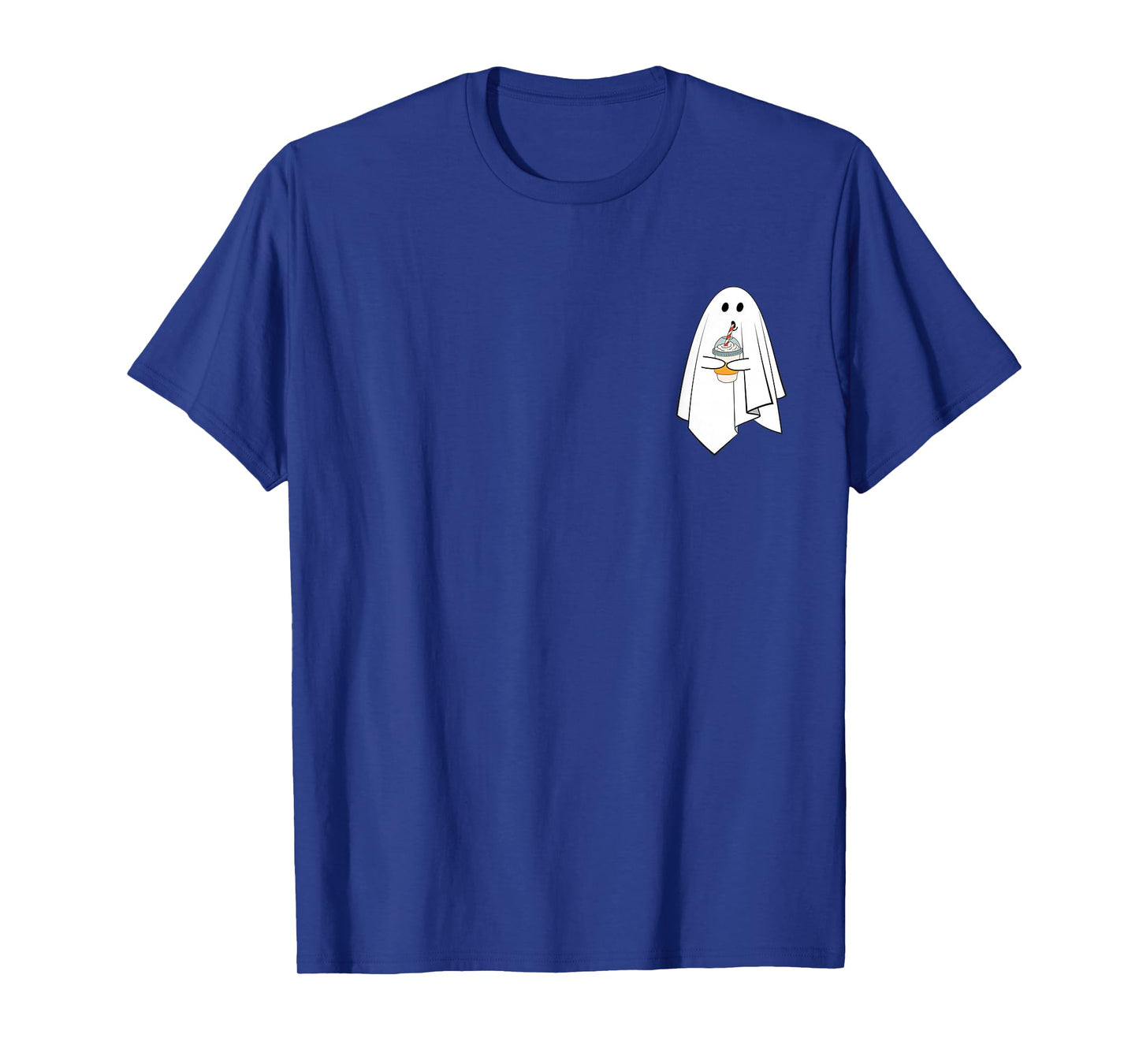 Ghost Drinking Coffee Funny Halloween Costume Coffee Lovers T-Shirt