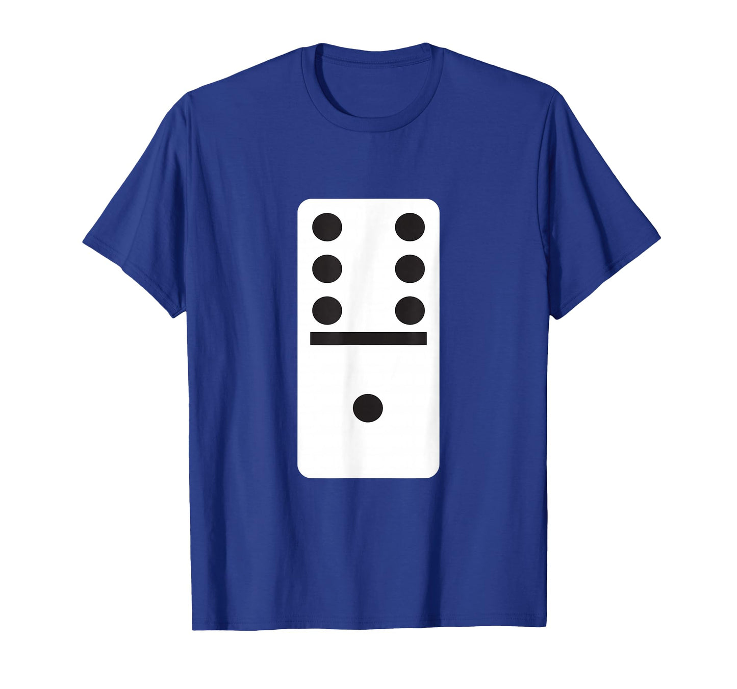 Six One Dominoes T-Shirt -Halloween Costume Domino Game T-Shirt