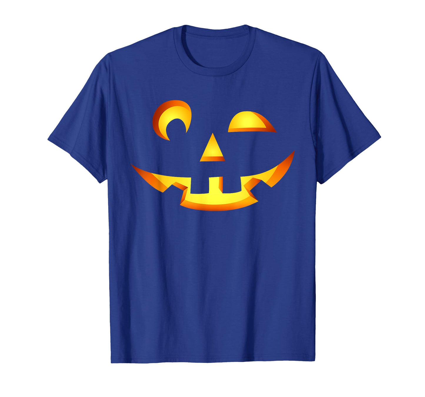 Pumpkin Jack O Lantern Face 14 Scary Pumpkin Funny Halloween T-Shirt