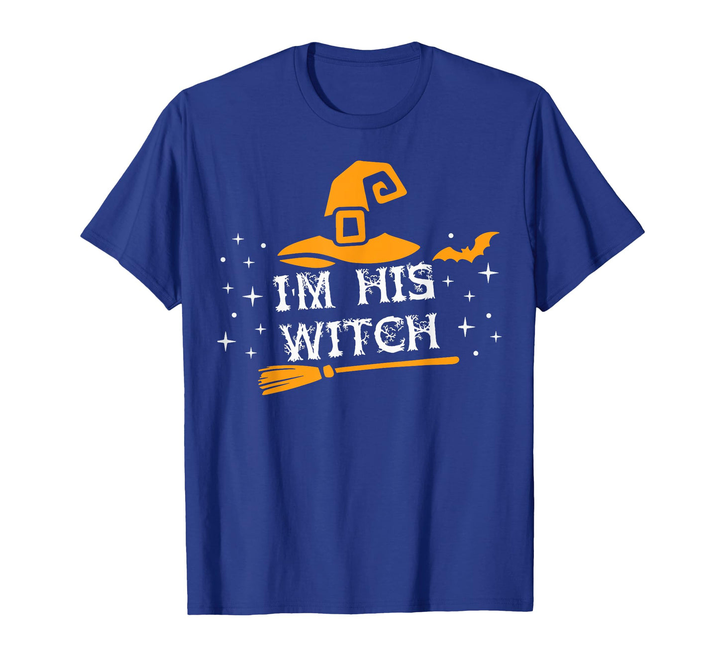 I'm His Witch Matching Couples Halloween Costume For Couples T-Shirt