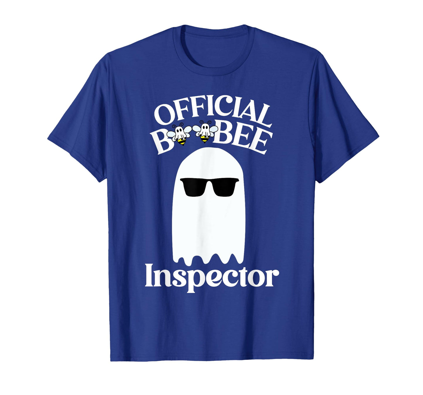 Boo-Bee Inspector Lazy DIY Halloween Costume Funny Ghost T-Shirt