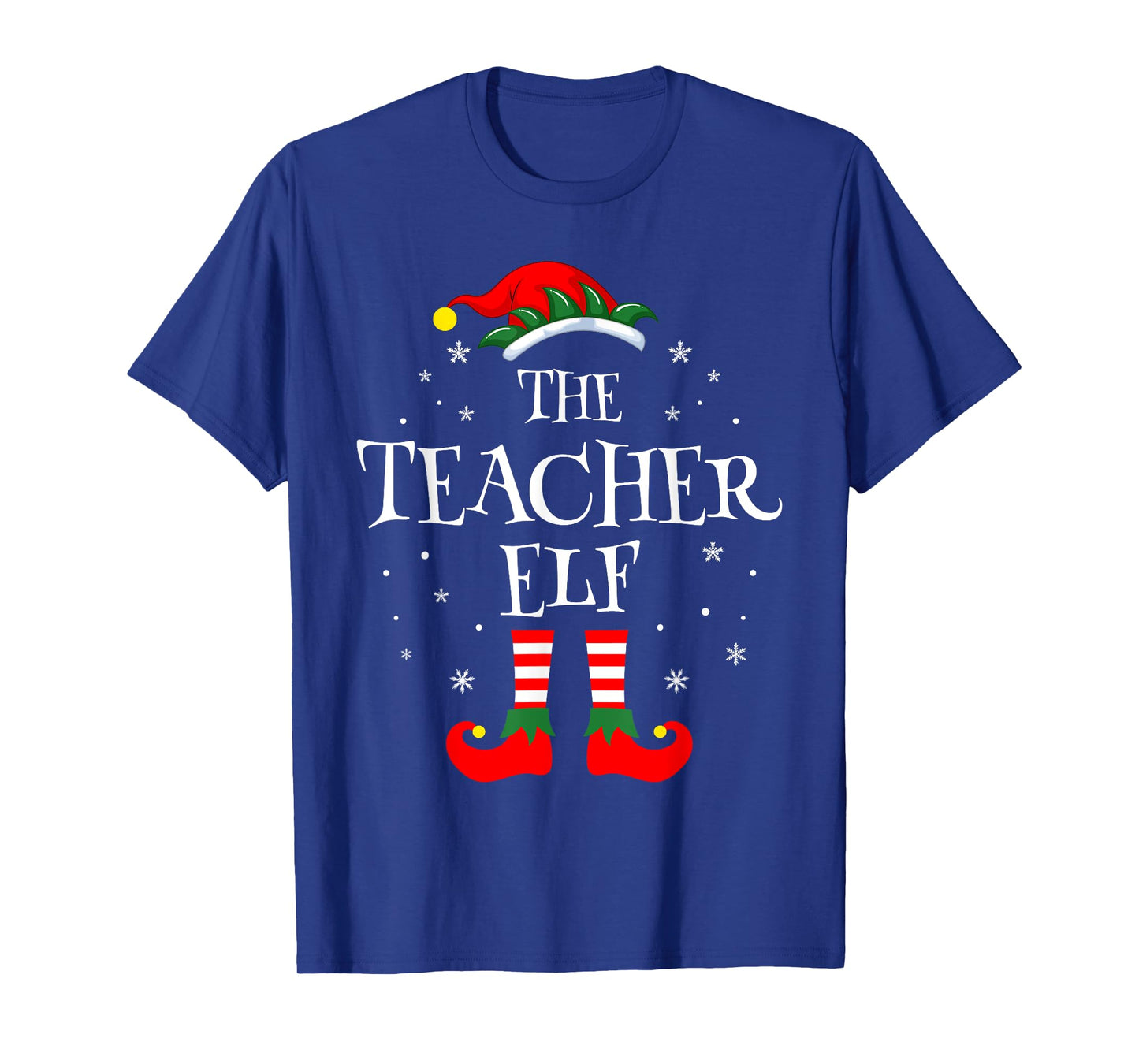 The Teacher Elf Christmas Family Matching Group Xmas Funny T-Shirt
