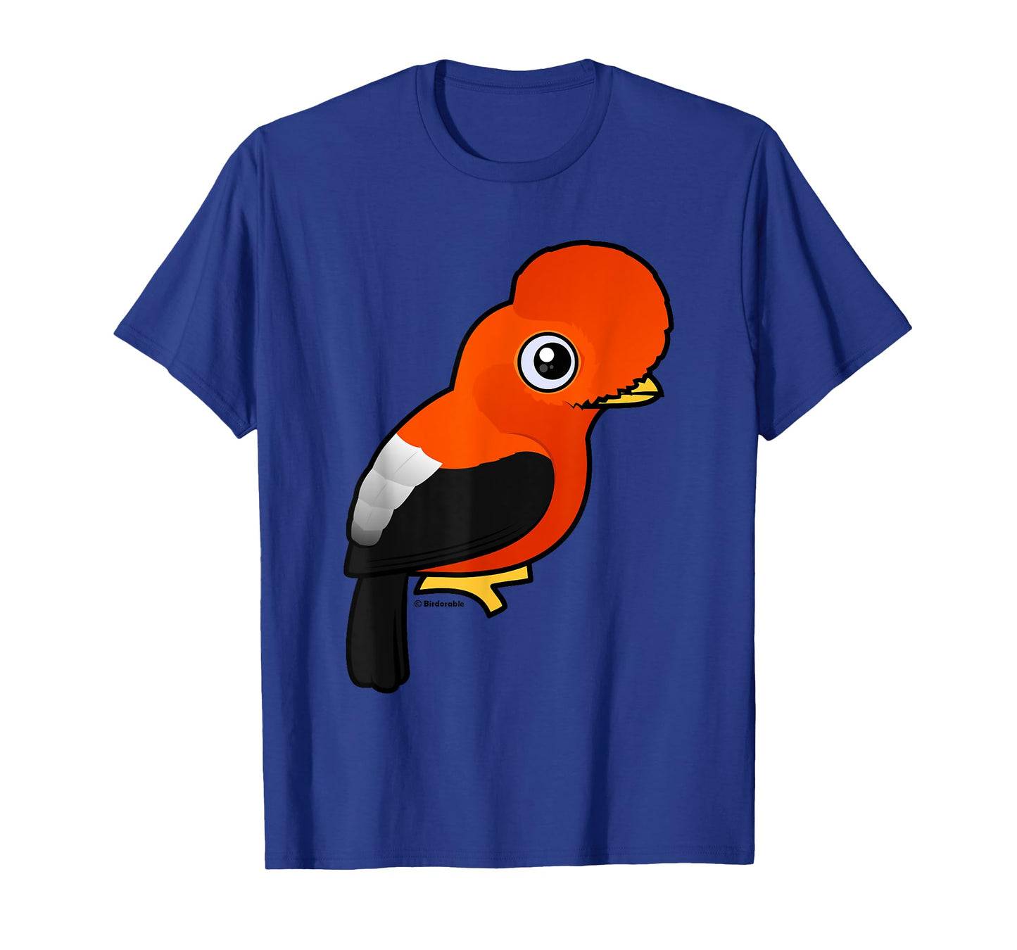 Ridiculously Cute Andean Cock-of-the-rock Cartoon Bird T-Shirt