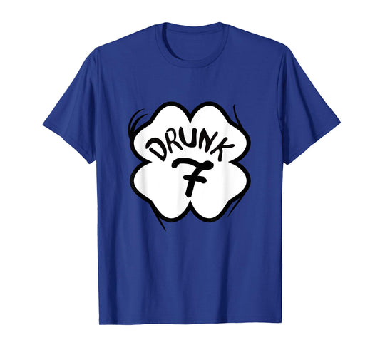 Drunk 7 Shamrock St Pattys Day Tee Bar Crawl Group Matching T-Shirt