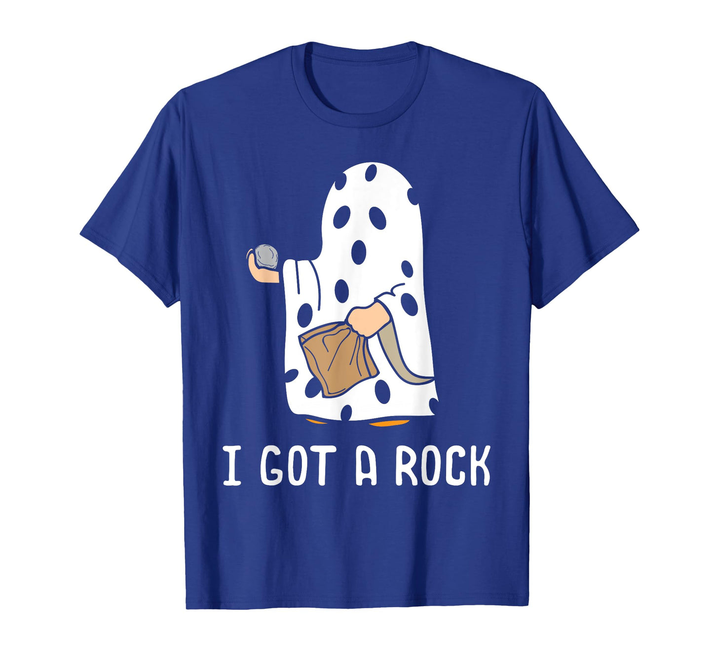 I Got A Rock Funny Halloween Trick Or Treating Ghost T-Shirt