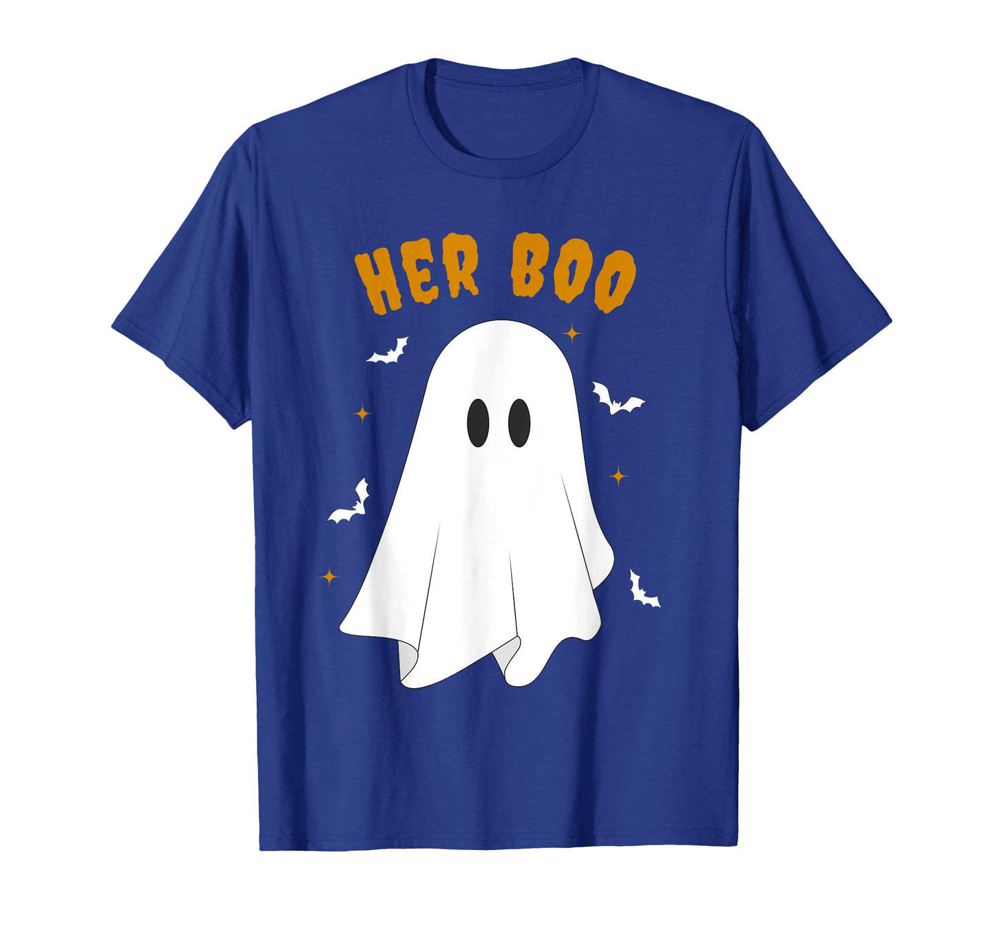 Her Boo & His Boo Funny Matching Halloween Pajama Couples T-Shirt