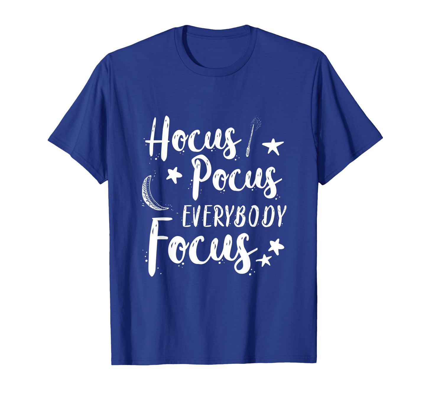 Hocus Pocus Everybody Focus Halloween School Teacher Costume T-Shirt