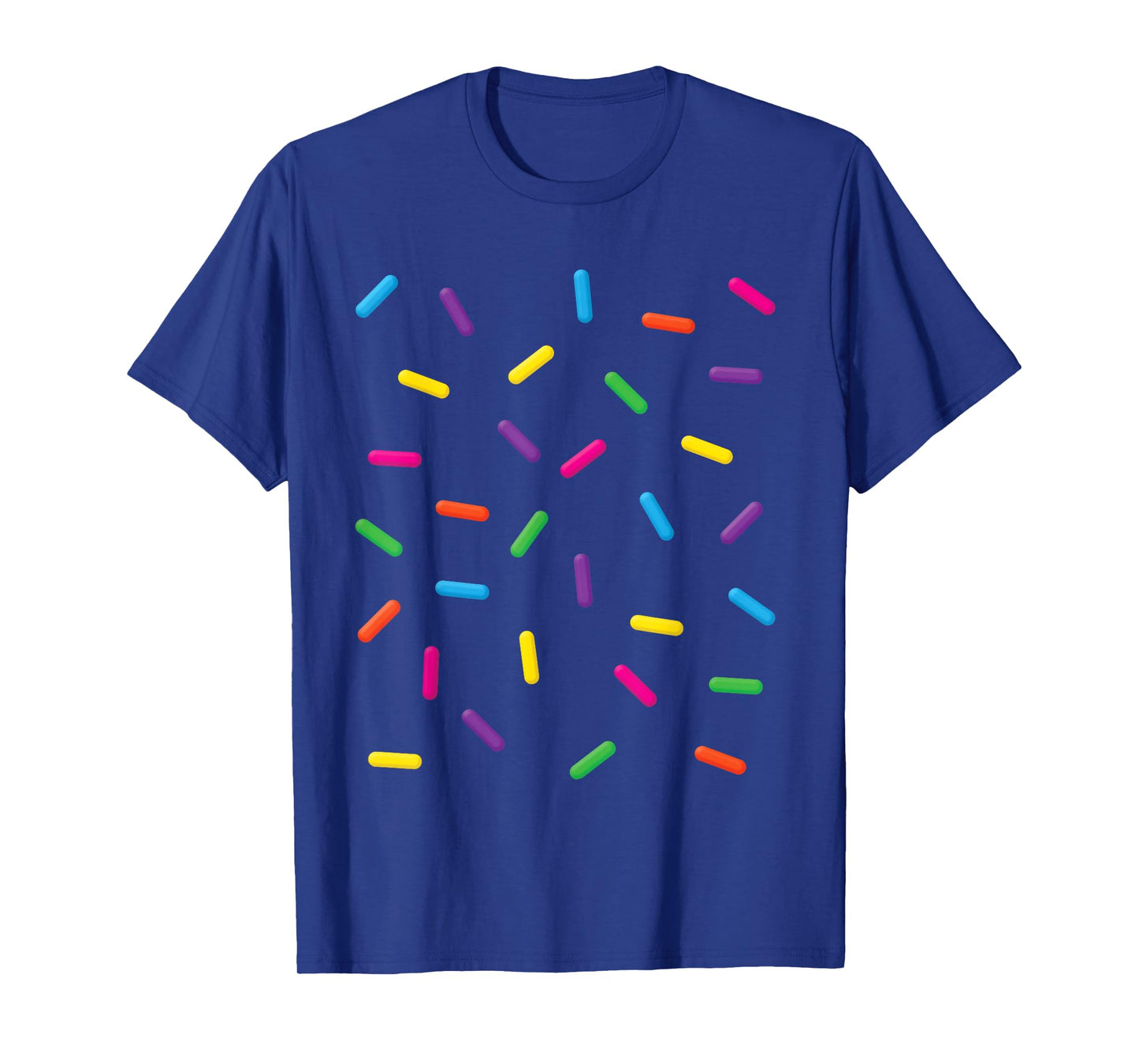 Funny Ice Cream Rainbow Sprinkles Jimmies Halloween Costume T-Shirt for Men Women Kids
