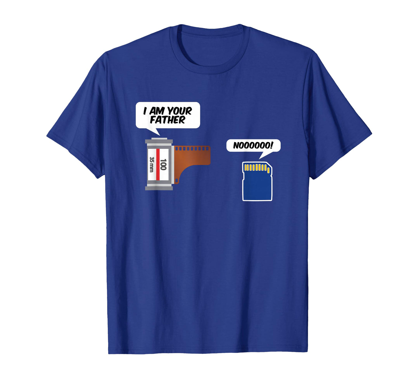 SD Card and Camera Film Funny Photographer t-Shirt T-Shirt