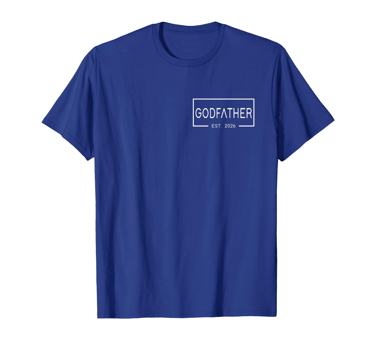 Mens Godfather Est 2026 First Time Godfather Father's Day T-Shirt