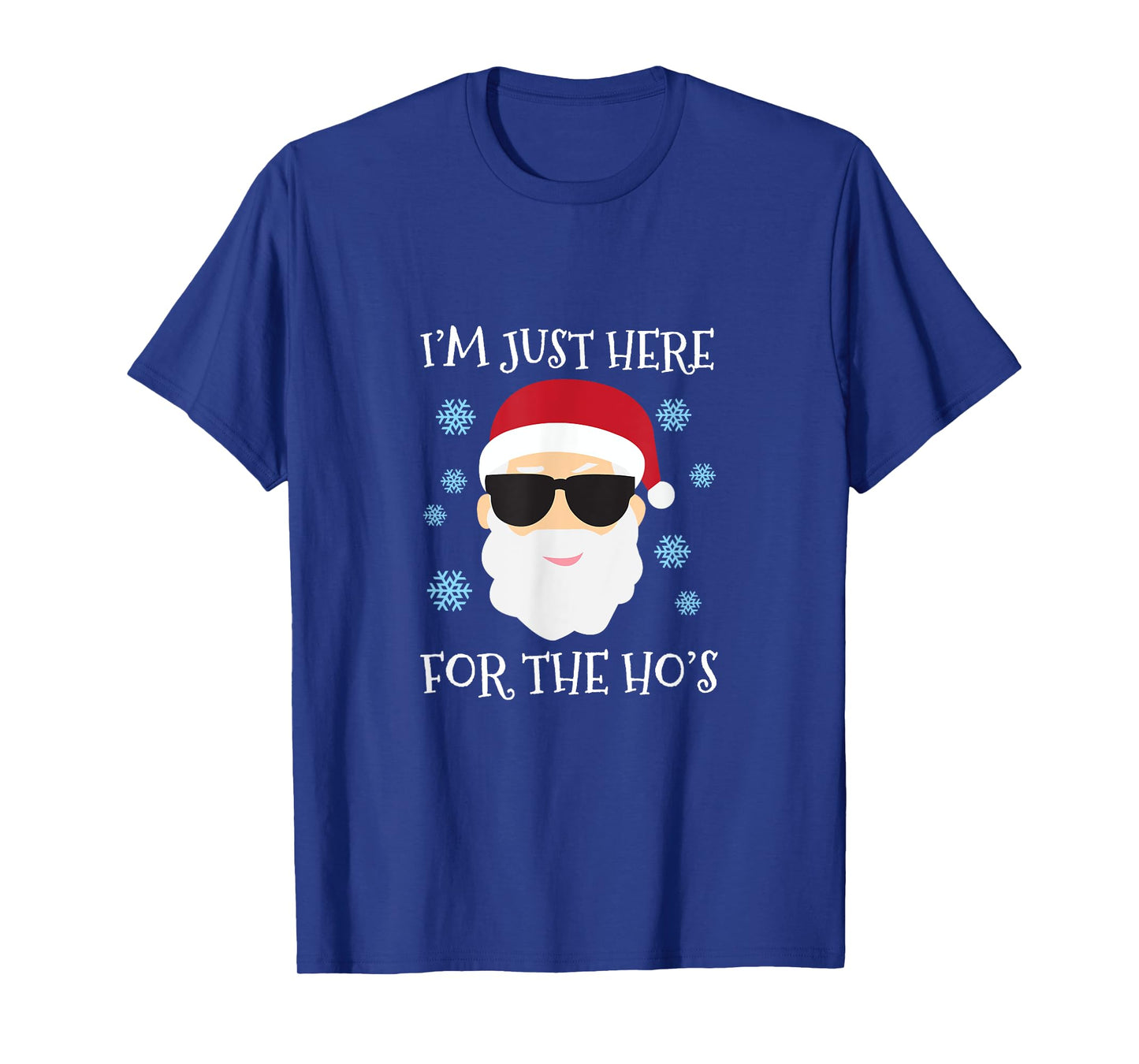 Funny Santa Here for the Hos Christmas Pyjamas T-Shirt