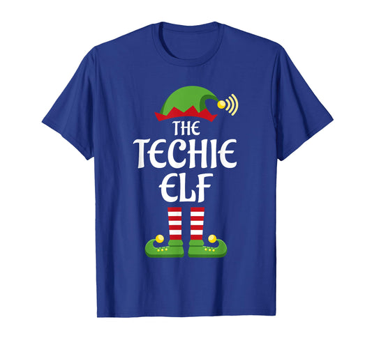Techie Elf Family Matching Group Christmas T-Shirt