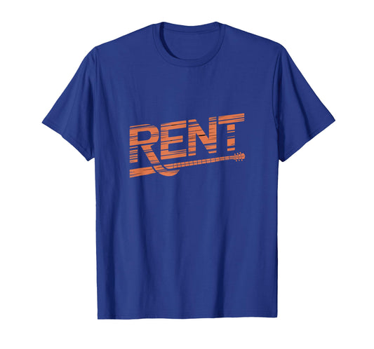 Rent Guitar Music Musical Theatre Broadway T-Shirt