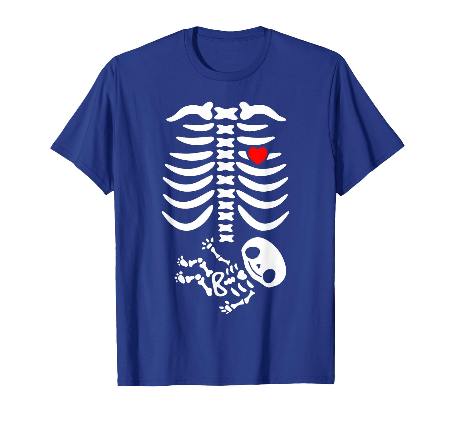 Baby Skeleton Pregnancy Halloween Pregnant Matching Family T-Shirt