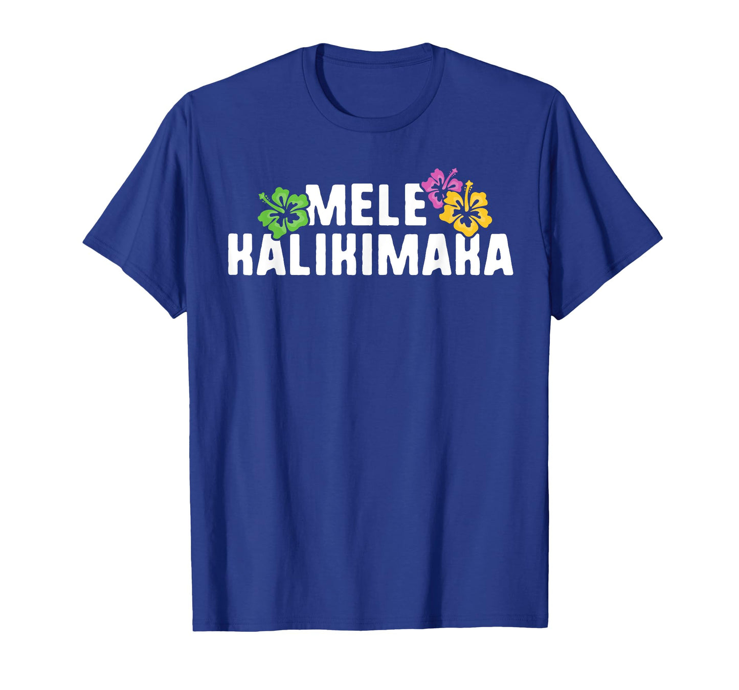 Hawaiian Christmas Mele Kalikimaka Hawaii Flower Tropical T-Shirt