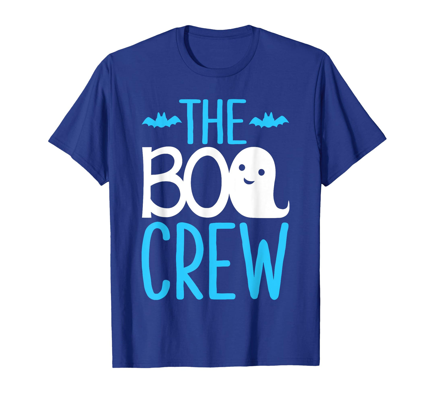 The Boo Crew Shirt Matching Halloween T-Shirt Blue