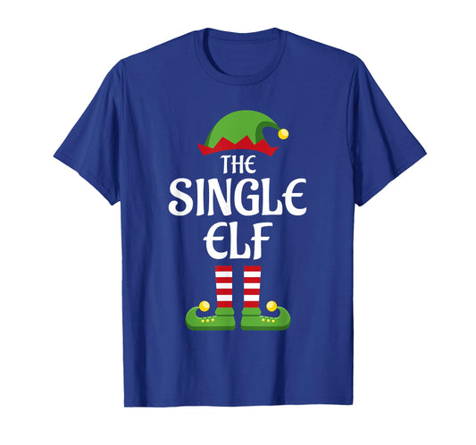 Single Elf Family Matching Group Christmas T-Shirt