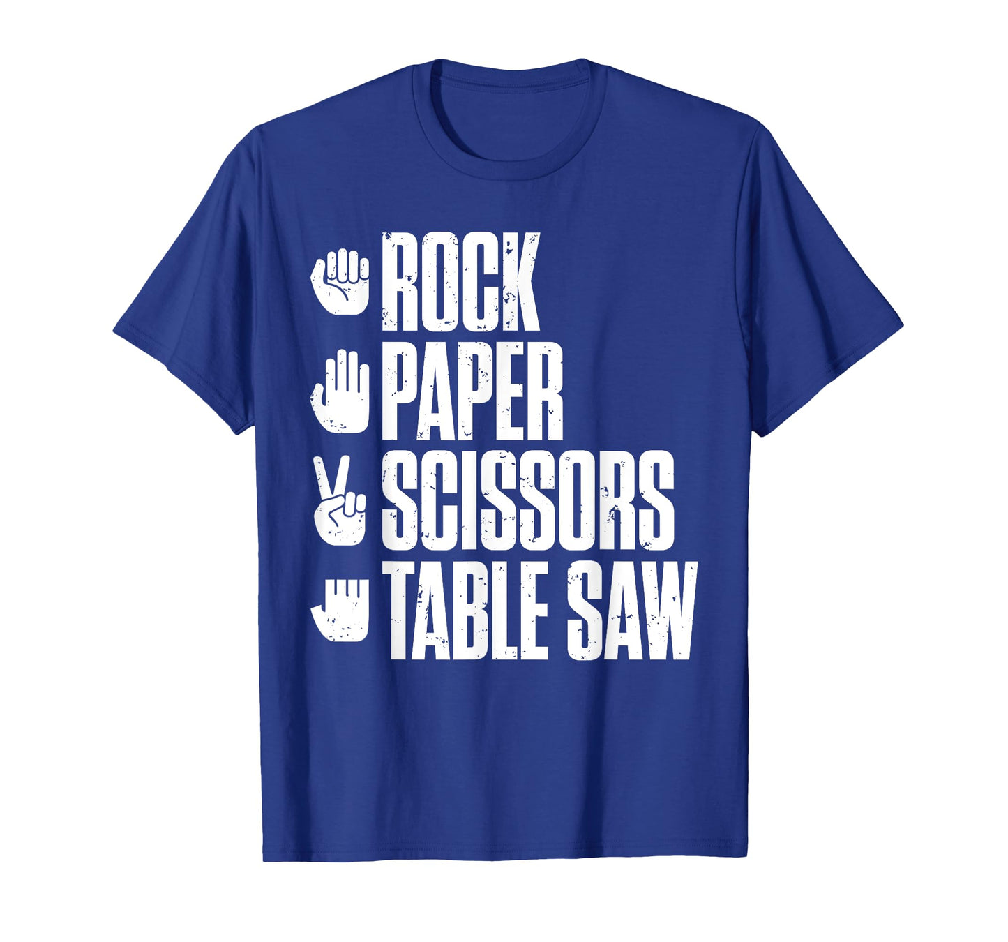 Rock Paper Scissors Table Saw Funny Carpenter T-Shirt T-Shirt